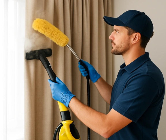 Trusted blind cleaning technician Matty Curtain Cleaning castle-hill-nsw QLD